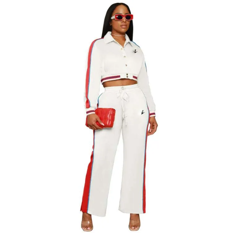 Marque Fahion Femmes Survêtements Deux Pièces Velour Gym Outfit À Manches Longues Crop Pant Velvet Set pour Femme Sport Suit