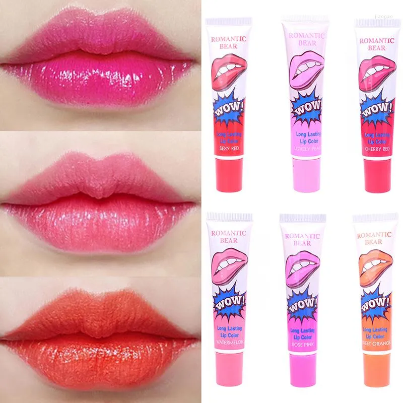 Brillant à lèvres 6 couleurs, tuyau déchirable, glaçage hydratant longue durée, rouge à lèvres rouge Sexy, maquillage cosmétique pour femme