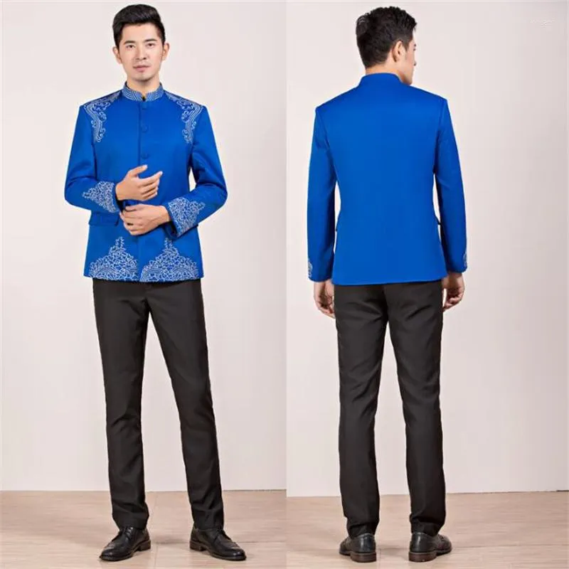 Mejor Precio En A Granel Costumes Pour Hommes Tunique Chinoise Brodee Slim Ensemble Avec Pantalon Pour Marie De Mariage Robe Formelle Nouvelle Collection 2023 Envio Gratuito DHgate Moins Cher Que Lafu...