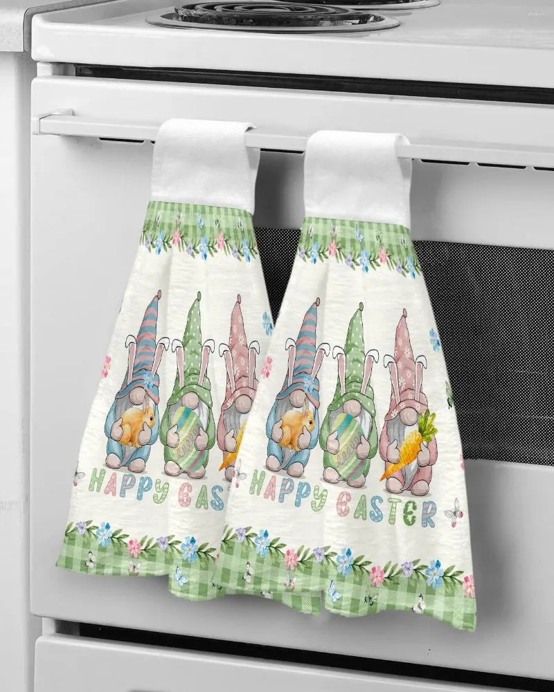 Handdoek paas dwerg eierbloem hand handdoeken keuken badkamer hangende doek snel droge zachte absorberende microfiber