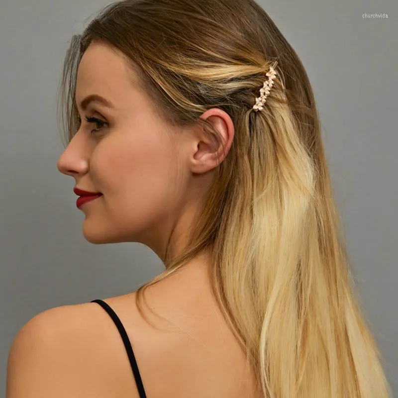 Saç Takı R-Shining Moda Metal Saçkar Yaratıcı Yan Clip Saçkoplar Kadınlar İçin Tatlı Kelebek Klipler Lady Barrette Stick