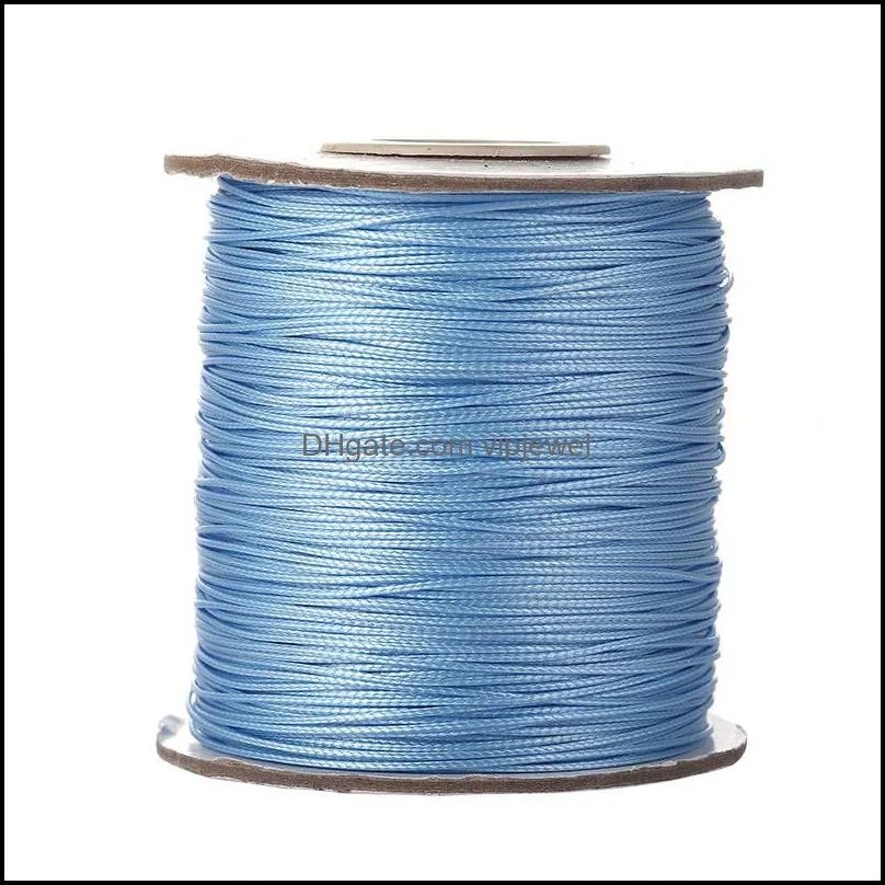 Cord Wire 90 Meter Wax Rope Blue Red Green 0.5Mm Thread String Strap Ribbon  Tag Line For Bracelet Diy Jewelry Making Findings Drop Otjtv From 4,11 €