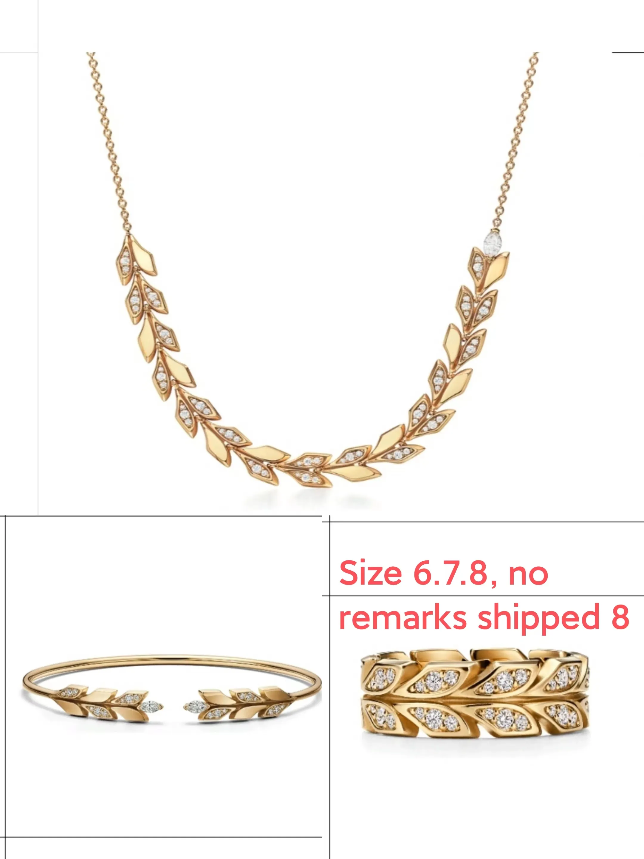 gold initial necklaces for women teen girls trendy leaf diamond set love designer jewerly necklace couple fashion Wedding Party Jewelry bride female work gift