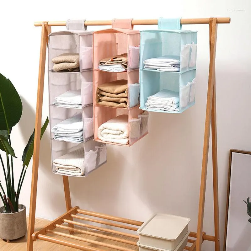 Opbergdozen 2/3/4 Layer Tidy Hanger beha hangende garderobe organisator plank kledingtas