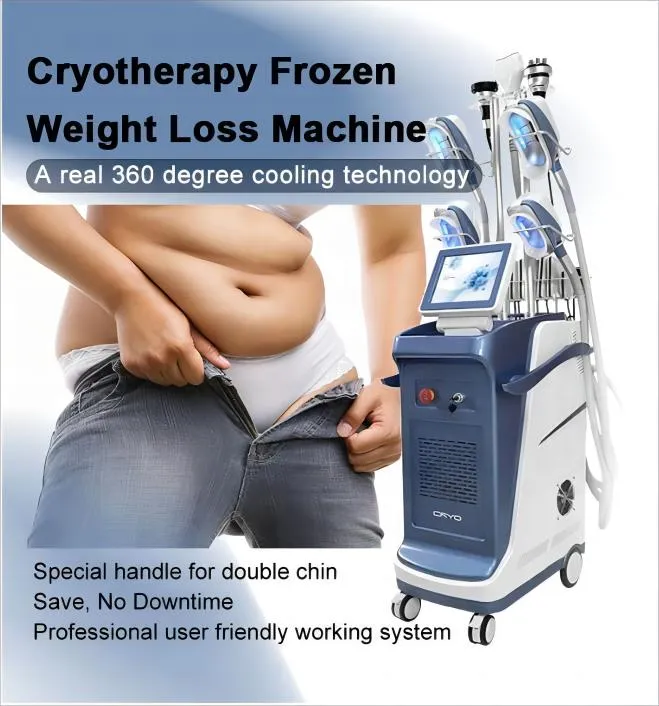 360° Cool sculpting cryolipolysis fat freeze CRYO lipolaser Slimming Machine Cryotherapy slimmer fat Reduction Body shaping weight loss Beauty salon equipment