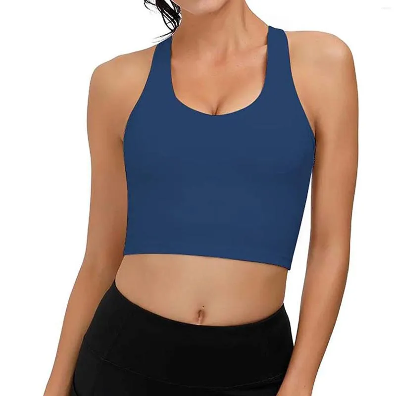 Damestanks sexy crop top voor vrouwen mode mouwloze tankvest dames borstkussen beweging korte tops casual sport camisole streetwear