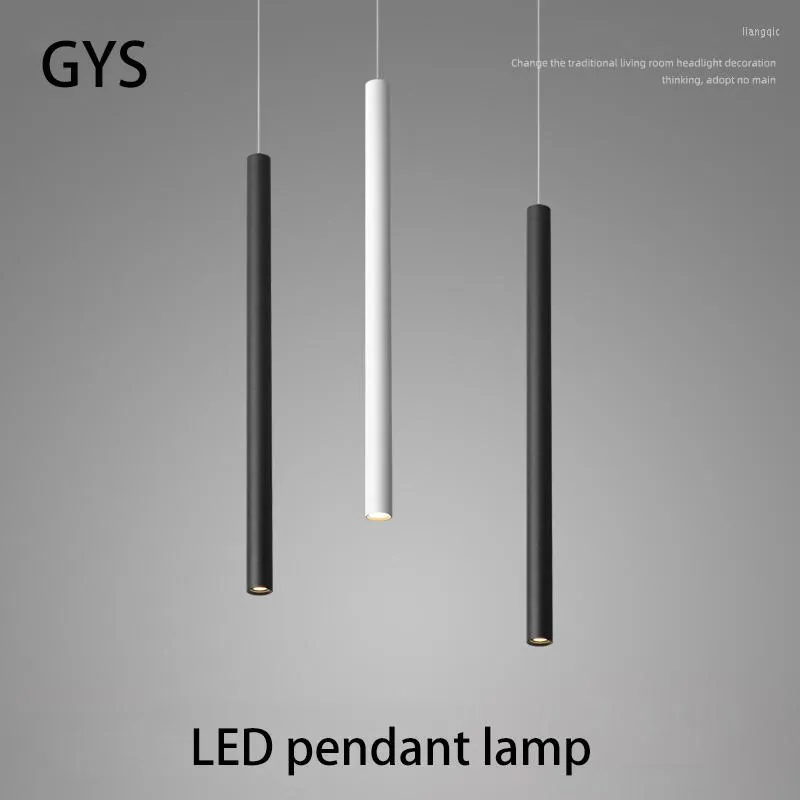 Pendant Lamps GYS Led Spotlight Aluminum Lamp Bedside Chandelier 3W Long Line Strip For Dining Room Home Bar Indoor Lighting Foco