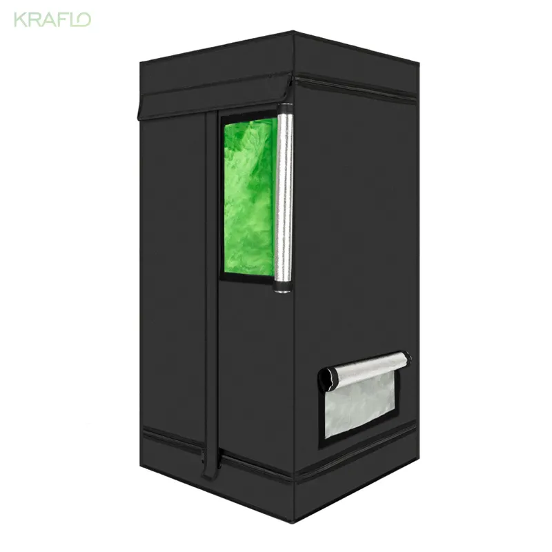 60*60*120cm温室Hydroponics Indoor Grow Tent Kraflo Factory Home Plant Growbox Hotel Houser