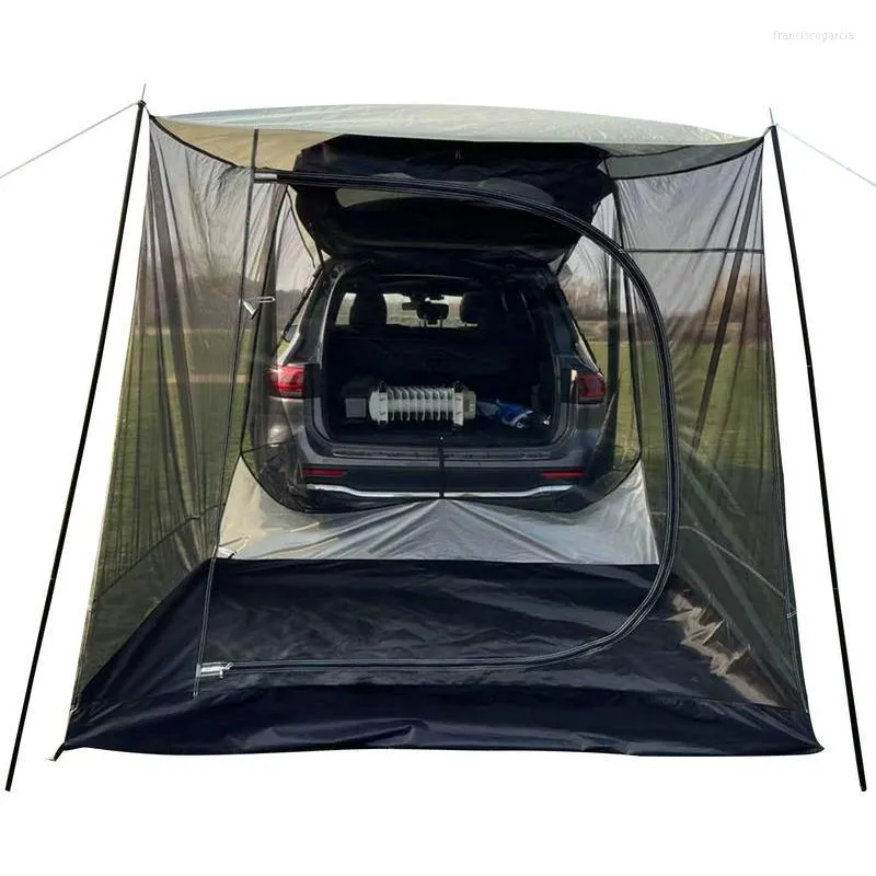 Tents And Shelters Car Rear Tent Awning With Mesh For Automobiles Tailgate  Portable Sunshade Canopy Travel Camping From 154,42 €