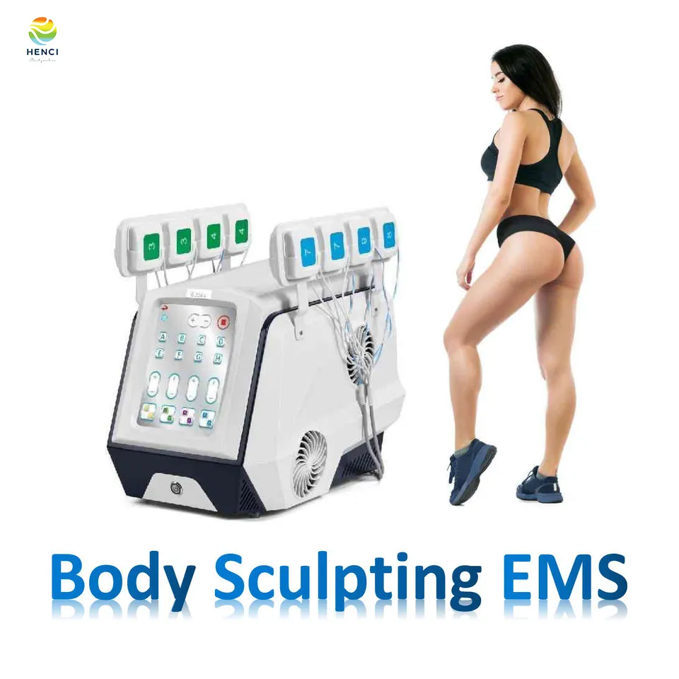 Machine de sculpture du corps EMS EMS à haute intensité EMS Machine EMS Façonnant le stimulateur musculaire avec huit zones