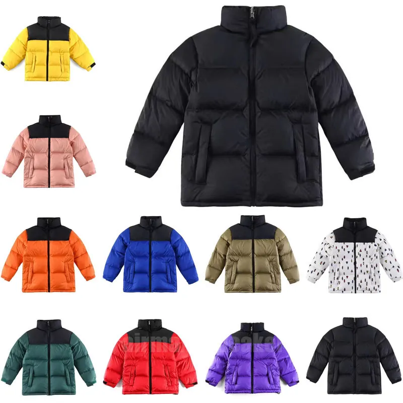 복어 다운 코트 재킷 겨울 디자이너 파카스 여자 남자 아이 가족 성냥 방수 파카 화이트 오리 다운스 소년 여자 재킷 크기 100-150cm