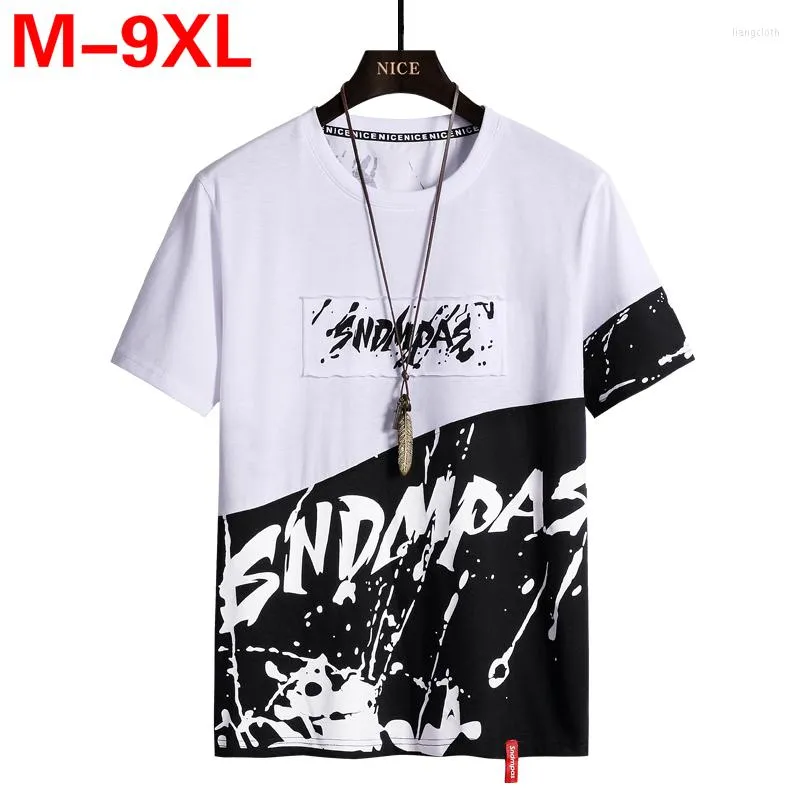 Men's T Shirts 2023 Mens Fashion Shirt Men Large Size 9xl 8xl Plus Funny Tshirts Hip Hop Casual Top Oversized Tops Tee