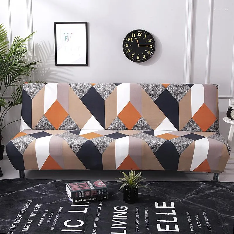 Крышка стулья геометрическая печать диван-кровать крышка кровати с эластичным полотенцем.