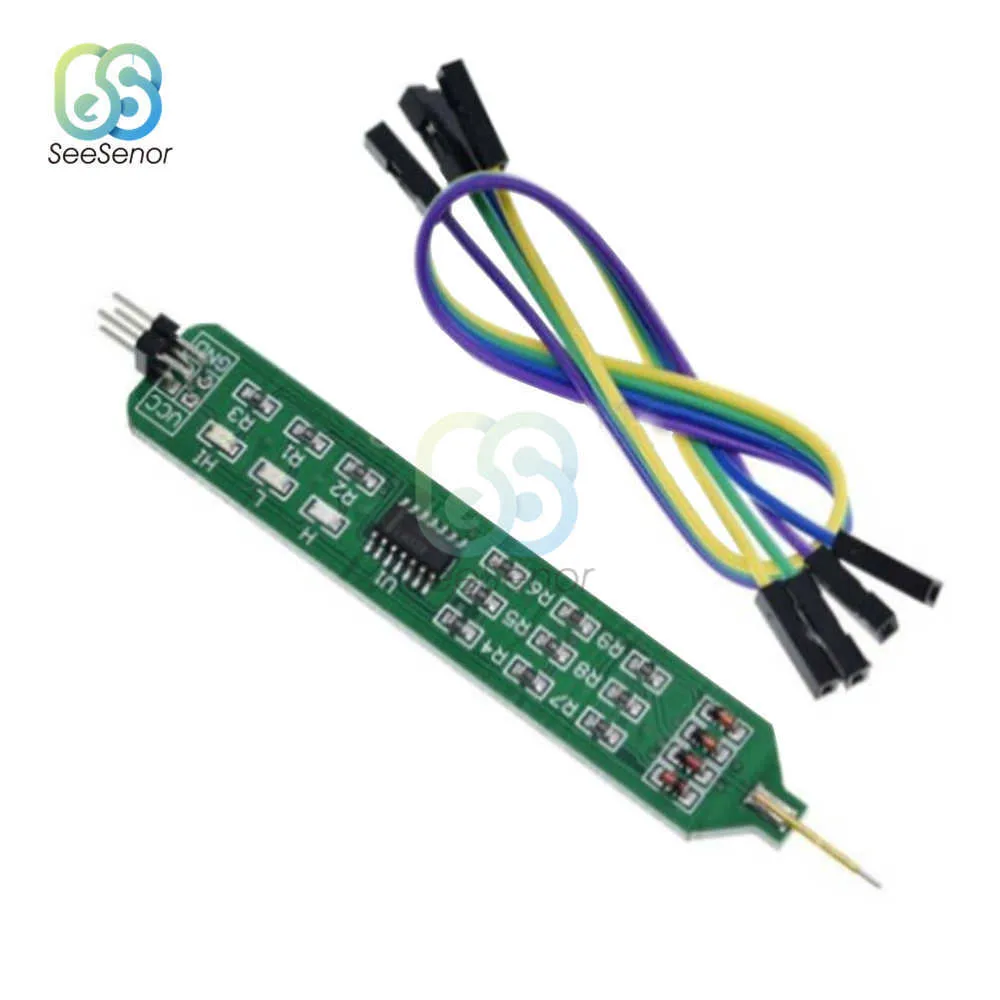 3.3V 5V Logische testpen Hoge tester Weerstand met een laag niveau Ontkoppelen Digital Circuit Debugger Detecterende sonde met DuPont -lijn