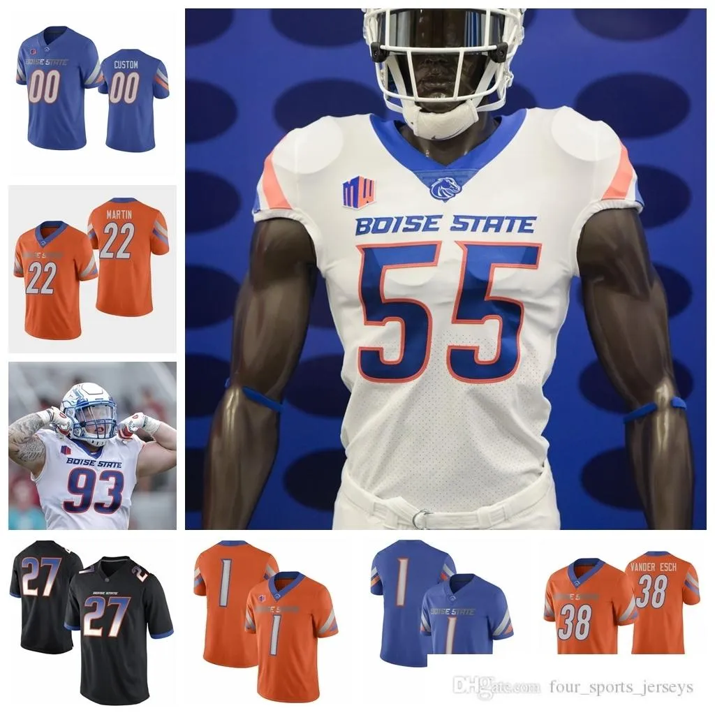 Американский футбольный колледж одежда NCAA Boise State Broncos College College Jerseys Leighton Vander Esch Jersey Ct Томас Джон Хайтауэр Акилиан Батлер Джерси