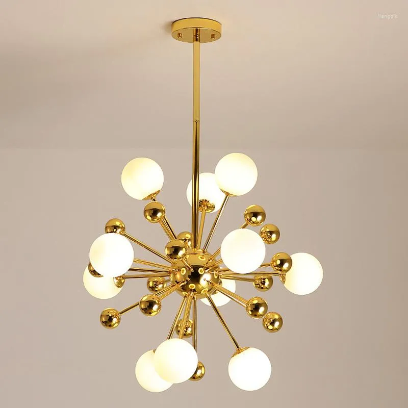 Chandeliers Nordic Modern Magic Bean Ball Dandelion Chandelier Minimalist Personality Creative Living Room Restaurant Clothing Store Lightin