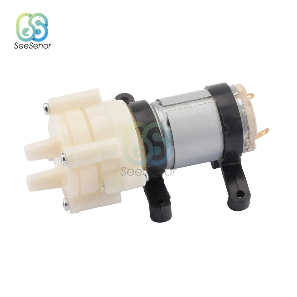 R385 Waterpomp Priming Diafragma Mini Spray Motor 12V Micro S voor dispenser Fish Tank Accessoires Max Sucction 2m
