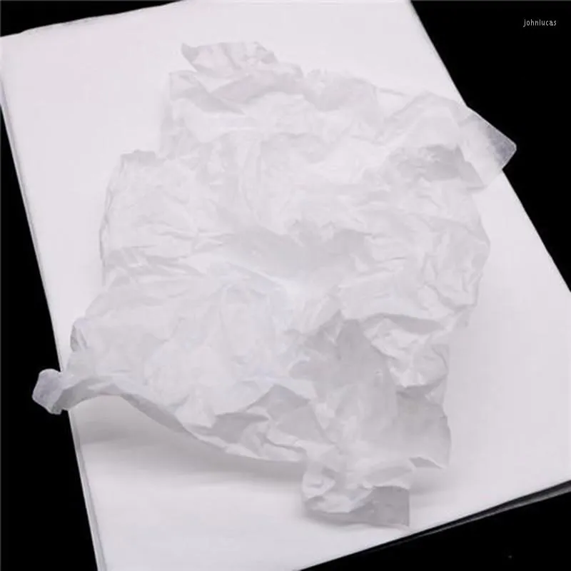 Present Wrap 100Sheets A4 White Copy Paper Waxed Wine Shoebox Fruit fukt Absorbera för plagg Interlager Pad Hardware Antirust