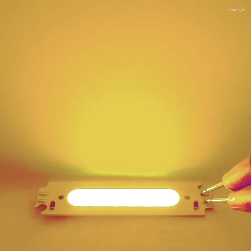 Chip Light Source Strip 12V DC 2835 för DIY -bilbelysning Arbetslampor Hemlökor Varm gul vit färg