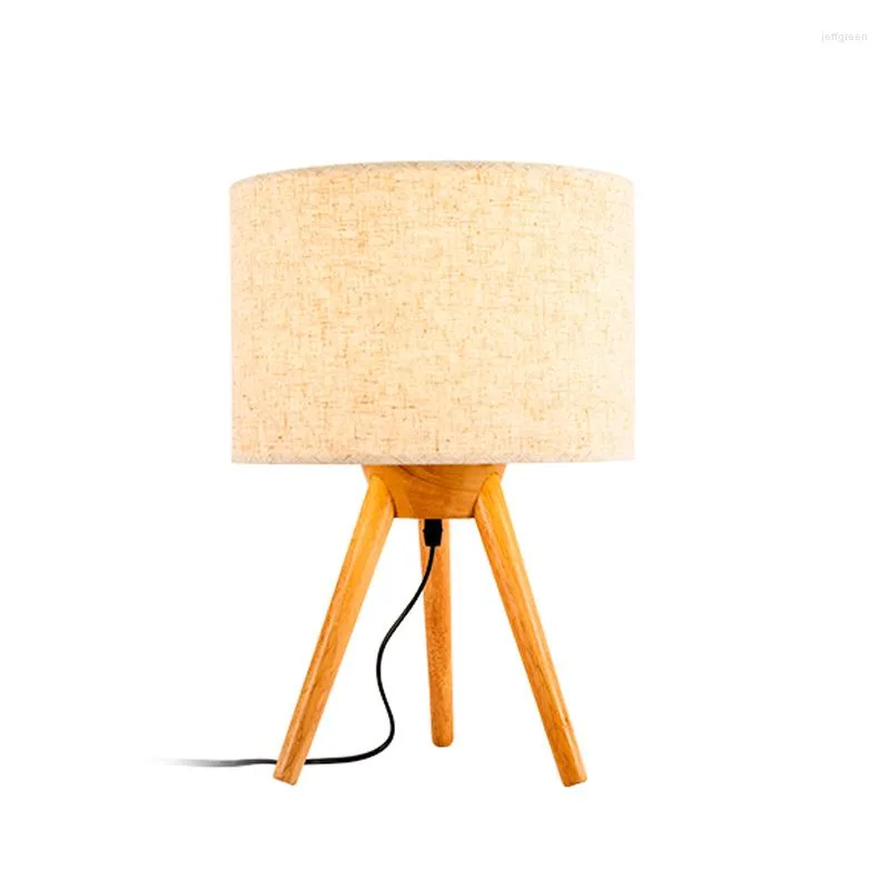 Modern Wood Tripod Bedside Lamps Kmart For Bedroom, Office, Study, And