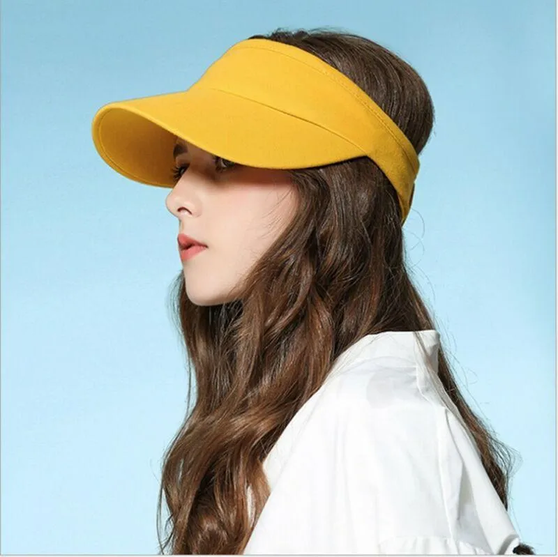 Stingy Brim Shats Unisex Sport Outdoor Tennis Cap Sun Snoor Snapback Шляпа лето, регулируется для мужчин.