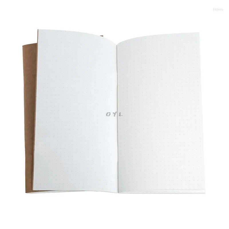 Kraft Paper Notebook Account Account Dot Dot Journal Diary Memo Blank Page Stationery