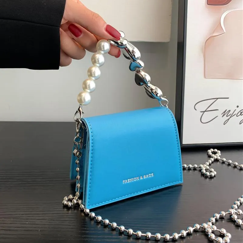 Evening Bags Pearl Handle Designer Ladies Mini Clutch Chains Luxury Women Shoulder Messenger Purses Small Lipstick Handbags