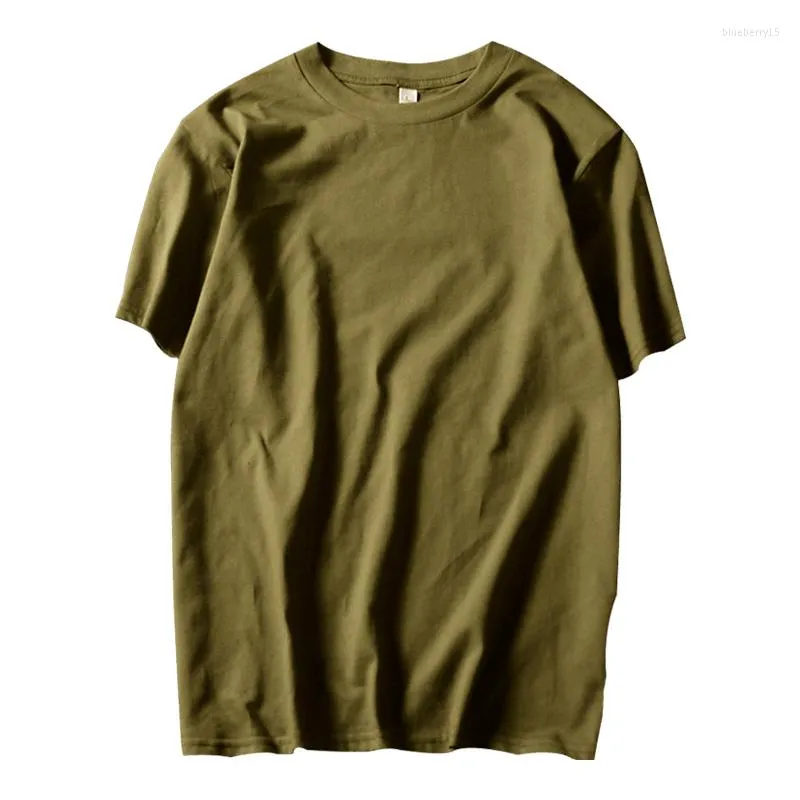 Men's T Shirts Loose Short-sleeved T-shirts Cotton Simple Jackets Clothes Latest Mens Fashion NN50DX
