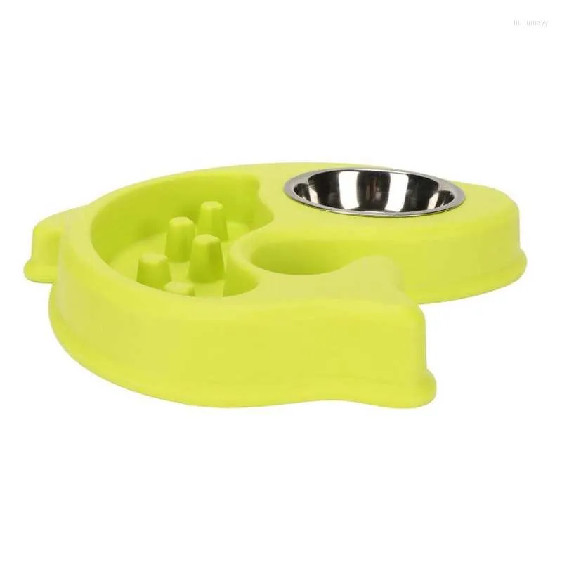 Housses de siège de voiture pour chien, Puzzle, bol de nourriture, lavable au lave-vaisselle, empêche le glissement, alimentation lente, en acier inoxydable, pour chiot