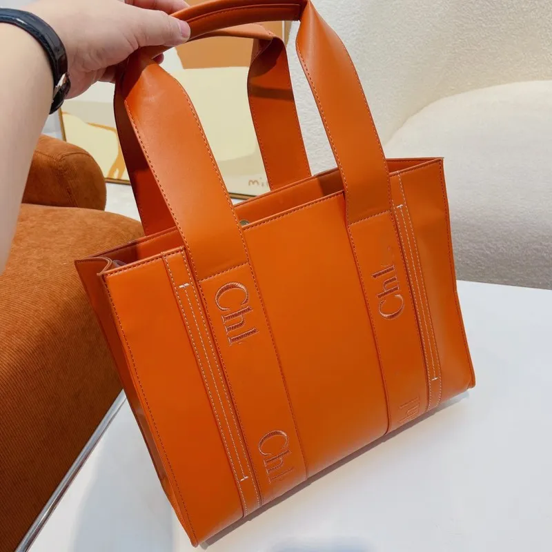 Designer Women Tote Handbags Shopping Bag Woody Leather Large Beach bags luxury designer travel Crossbody Shoulder Wallet Purses 11699