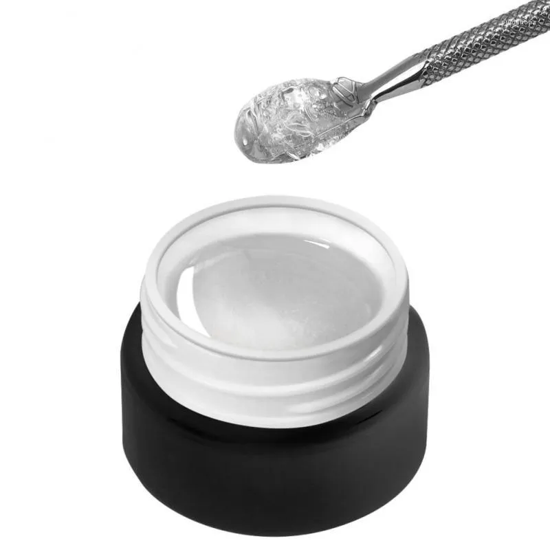 Nagelgel solid lim falska tips Limning stark manikyrpress på naglar pudding för förlängning förlängande bildar ge