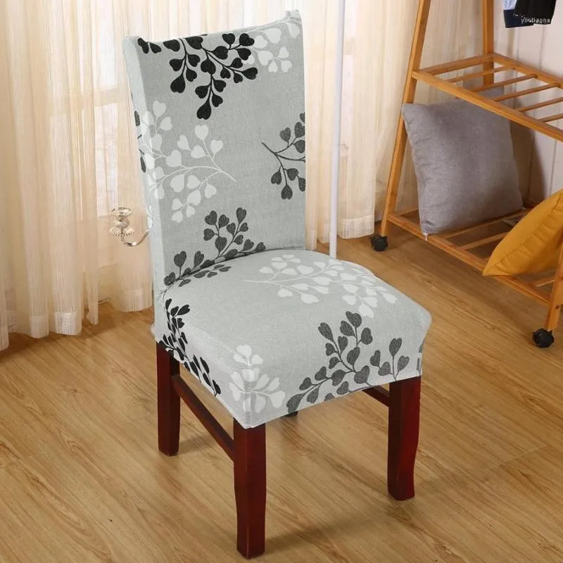 Housses de chaise 36-50 cm XL grande taille Polyester impression élastique housse de siège amovible protection pour la maison mariage El