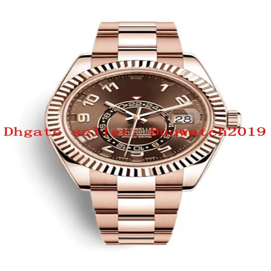 20 Style Vente Montre de haute qualité 42mm Sky-Dweller Asia 2813 Mécanique Automatique Hommes 326935 326939 326135 326934 Montres2095