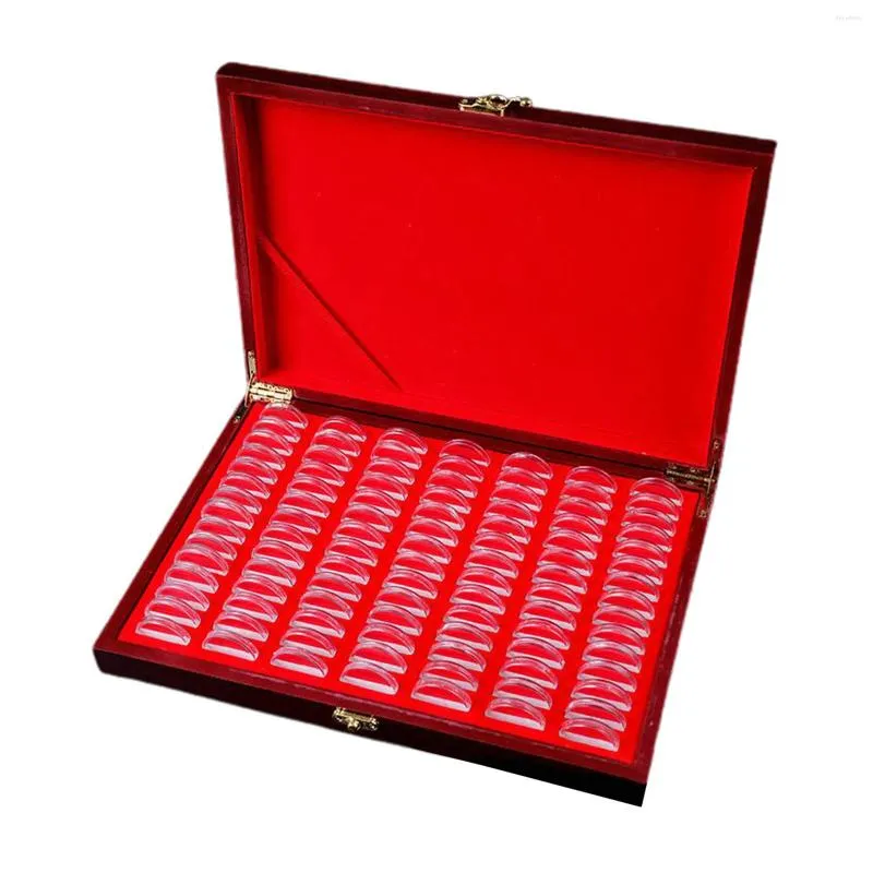 Storage Boxes Coin Holder Cardboard Wooden Box With Lids For Collectible Use Supplies