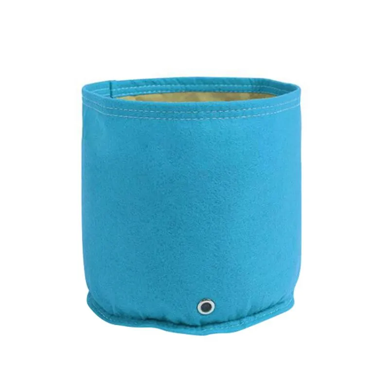 Plantadores vasos cultivam bolsa flor planta panela galão em vasos de plantador dupla camada clássica colorida 5l Garden respirável VEGELE