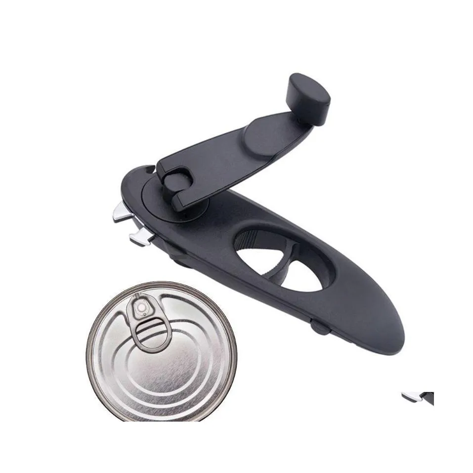 Openers 8 in 1 mtifunctionele gids kan de fles jar opener draagbare keukengadget tool rrd6848 drop levering home tuin eetbar dh789