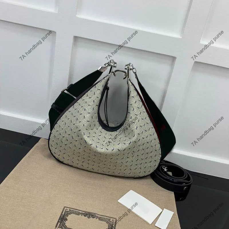 Designer 7A borse da donna Crescent Dumpling bun 699409 Borsa a mano a tracolla Messenger Borsa da donna classica di moda Luxury C Borsa a tracolla larga colorata