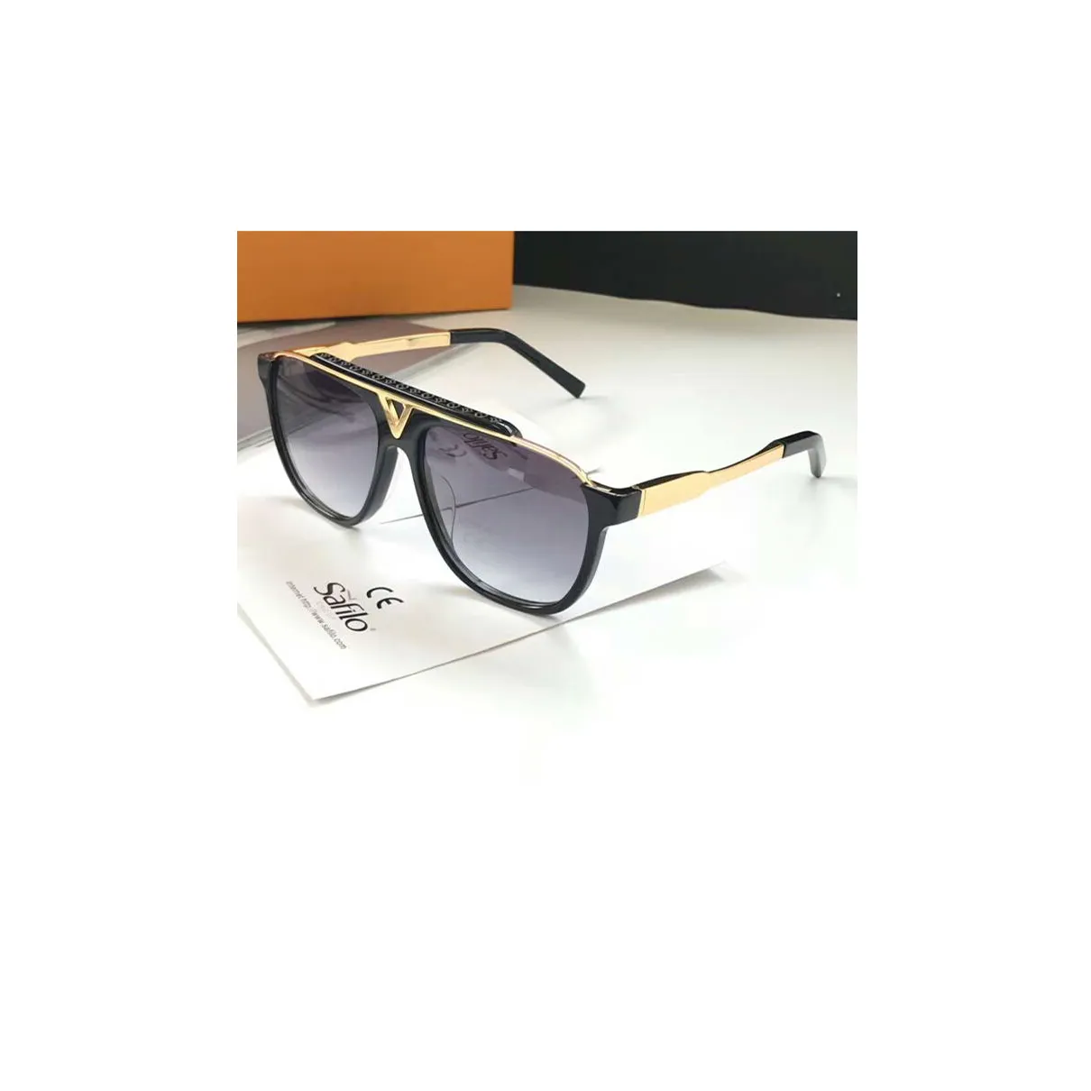 H Helmut Just Occhiali Da Sole Uomo Aviatore Polarizzati – Metallici Con Lenti A Specchio, UV400