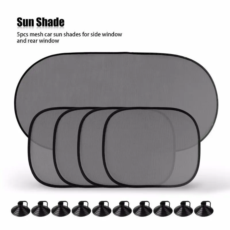 Substituição de soldado de carro substitui a tela da tonalidade do sol universal 5pcs acessórios costas cegas