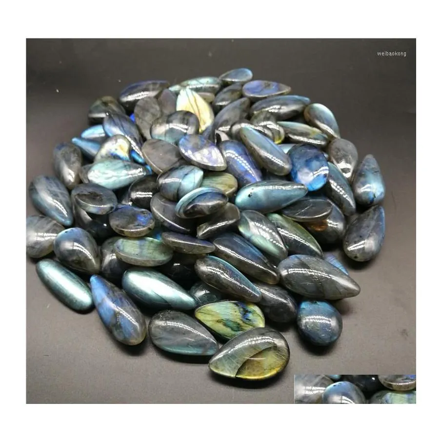 Pendant Necklaces 1 Piece Natural Moonstone Sunstone Labradorite Irregar Semi Gem Stone Jewelry Pendants Drop Delivery Dh0Hb