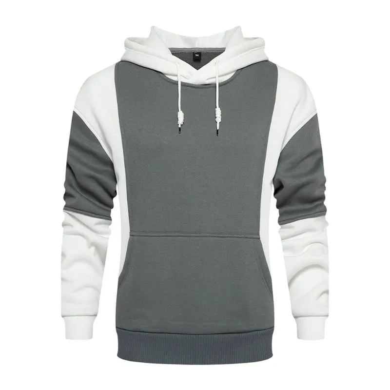 Herrtröjor tröjor 2023 Autumn och vintersport mode tjockt utkläder hoodie kappa plus sammet blixtlås cardigan hooded jacka för mig