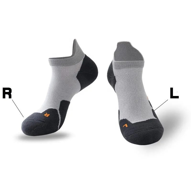Men's Socks Basketball Sport Acetate Half Cushion Mesh Breathable High Quality Arch Support Cycling Running Ankle SocksMen's