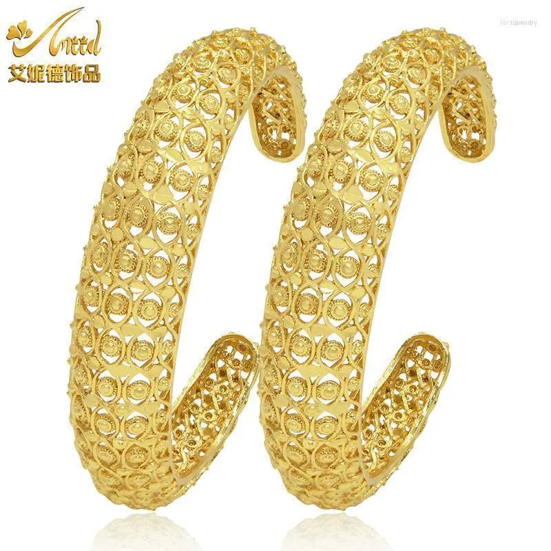 أساور قابلة للتعديل للنساء مجوهرات الزفاف لون الذهب أنثى هاواي مجوهرات الهدايا wholesalebangle banglebangle lars22 fawn22