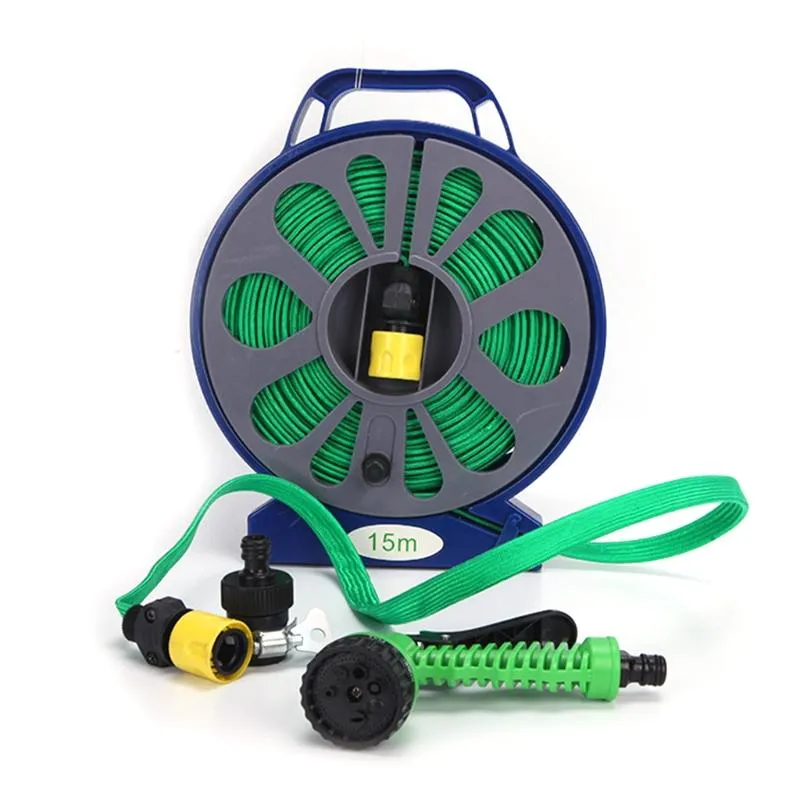 Watering Equipments Lightweight Expandable Garden Hose 59inch Has No Kinks Flexibility Ultra-sturdy PVC Fittings And Double Latex CoreWateri