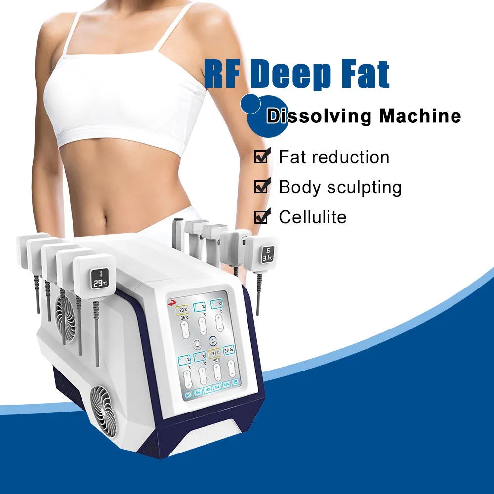 RF脂肪損失ボディスカルプトマシン10ハンドルモノポーラボディスリミングデバイスRFスキンタイトニングデバイス