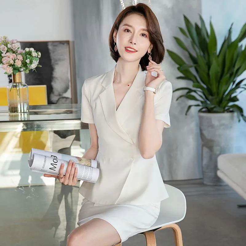 Two Piece Dress White Blazer Women Business Skirt Suits and Jacket Sets for Office and Vacation from Dhgate Two Piece Dress - price 51.29 Two Piece Dress White Blazer Women Business Skirt Suits and Jacket Sets for Office and Vacation from Dhgate Two Piece Dress - price 51.29