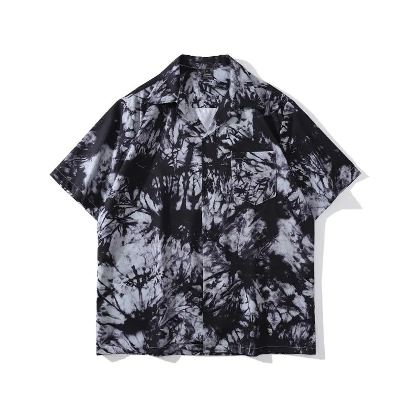 Camisas casuais de camisas casuais impressos de manga curta Men 2023 Hawaii Beach Women Fashion Fashion Harujuku para X705Men's