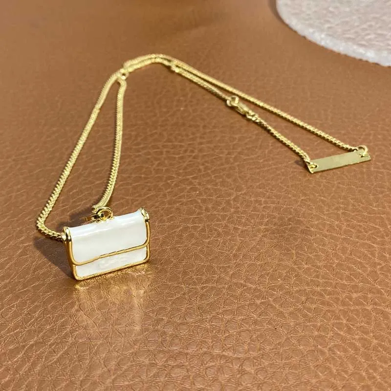 Hoop Hie Jewelry Designer Earring Cream White Franc Drop Oil Solid Bag Necklace Female Minority Copper Plated Three-dimensional Triumphal Arch Earrings