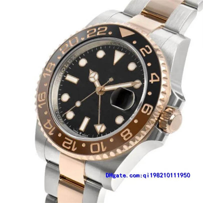 Original Box Certificate Certimal Modern herrklockor II 126711 CHNR ROOT ￖl Bezel Armband 40mm Watch271x