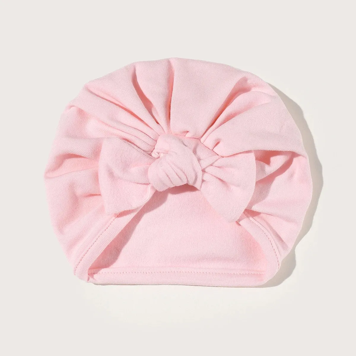 Casquettes Chapeaux 0-8 Mois Bébés Filles Petit Arc Bonnet Nouveau-Né Bowknot Turban Chapeau Tout-Petits Mignon Boutique Bonnet Infant Chapeaux Coton Headwrap